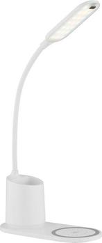 2dekans | Globo tafellamp Melli - wit - kunststof - 58429W, Huis en Inrichting, Ophalen of Verzenden, Zo goed als nieuw