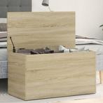 vidaXL Opbergkist 84x42x46 cm bewerkt hout sonoma, Huis en Inrichting, Woonaccessoires | Kisten, Verzenden, Nieuw