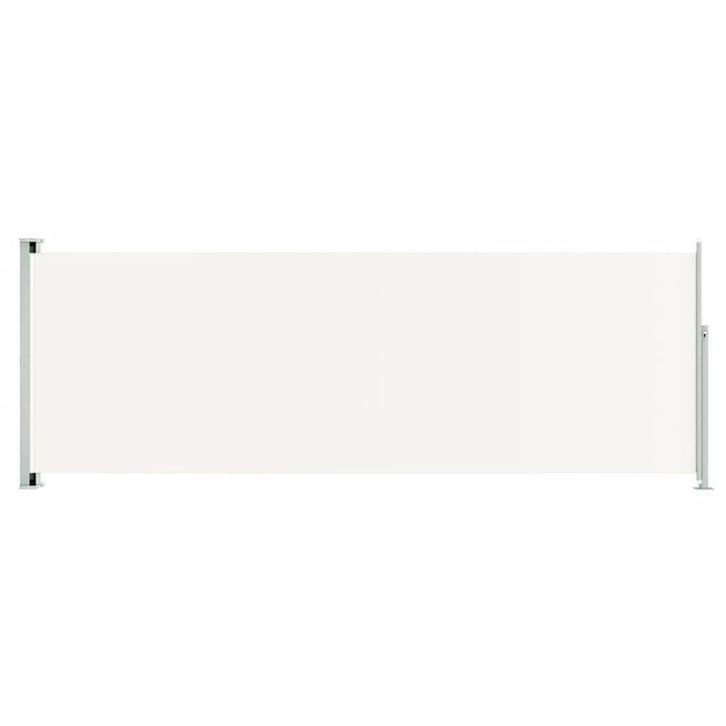 Tuinscherm Uittrekbaar Creme | Tweedekansje | OP=OP, Tuin en Terras, Tuinschermen, Nieuw, Staal, 200 cm of meer, 200 cm of meer