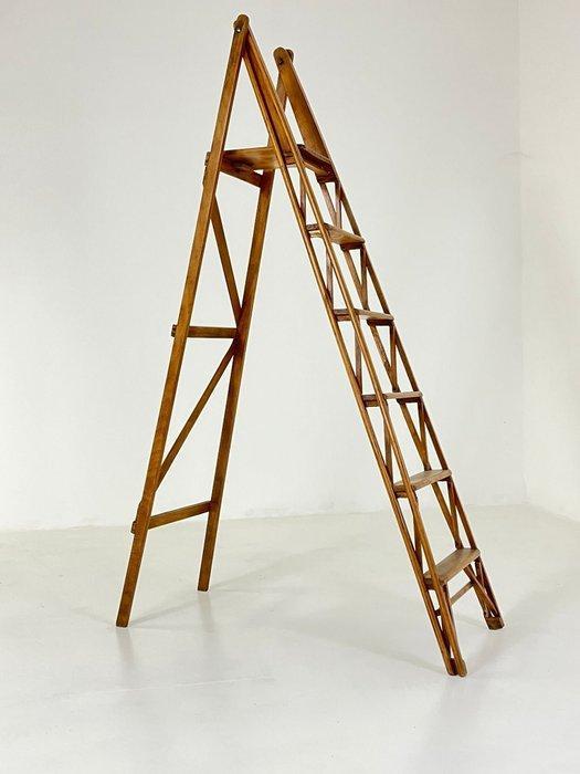 Keukentrapje - Hout - Fratelli Albini jaren 50, Antiek en Kunst, Antiek | Wandborden en Tegels