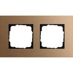 Gira Esprit afdekraam 2V brons - 021238, Ophalen of Verzenden, Nieuw