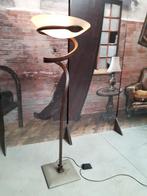 Zware Robuuste Designlamp met Dimmer, Huis en Inrichting, Lampen | Vloerlampen, Design, 150 tot 200 cm, Gebruikt, Glas