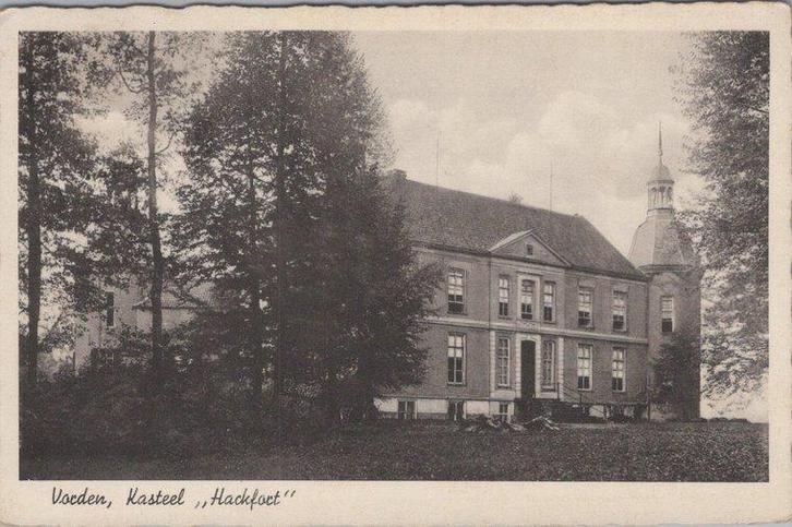 VORDEN - Kasteel Hackfort, Verzamelen, Ansichtkaarten | Nederland, Verzenden