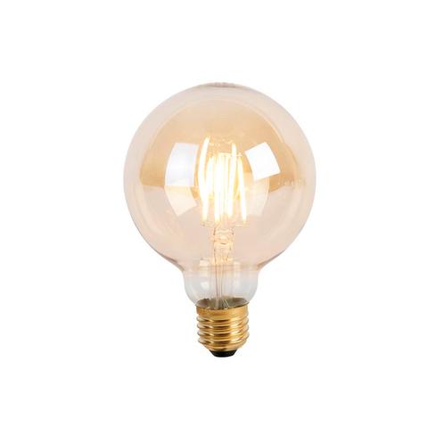E27 3-staps dimbare LED lamp G95 Goldline 5W 530 lm 2200K, Huis en Inrichting, Lampen | Losse lampen, Nieuw