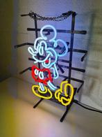Mickey Mouse, Glas Neon, Antiek en Kunst, Antiek | Meubels | Stoelen en Banken