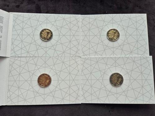 Estland. 2 Euro 2022 Erasmus (4 stuks) (Zonder, Postzegels en Munten, Munten | Europa | Euromunten