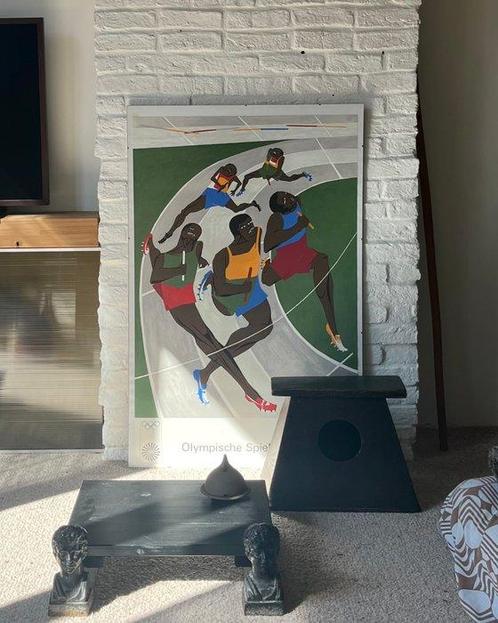 Jacob Lawrence - The Runners - Olympic Games Munich 1972 -, Antiek en Kunst, Kunst | Tekeningen en Foto's