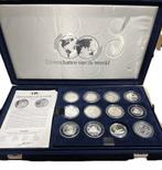 Zilverschatten van de Wereld - 24 wereldmunten 25% boven, Verzenden, Munten