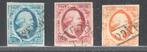 Nederland 1852/1871 - Koning Willem III - 1e t/m 3e emissie, Gestempeld