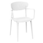 Stoel | COMO | Kunststof | White | In-/Outdoor | Stapelbaar, Verzenden, Nieuw in verpakking