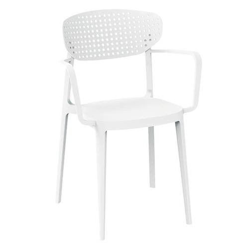 Stoel | COMO | Kunststof | White | In-/Outdoor | Stapelbaar, Zakelijke goederen, Horeca | Keukenapparatuur, Nieuw in verpakking