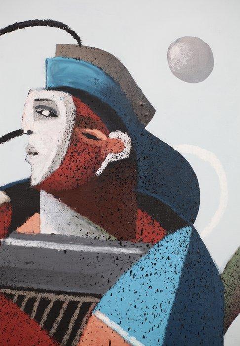 Jone Hopper - Grand cavalier, Antiek en Kunst, Kunst | Schilderijen | Modern