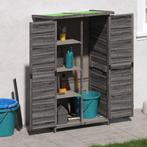 Tuinschuur 83x57x140 cm massief grenenhout grijs, Tuin en Terras, Tuinhuizen, Verzenden, Nieuw