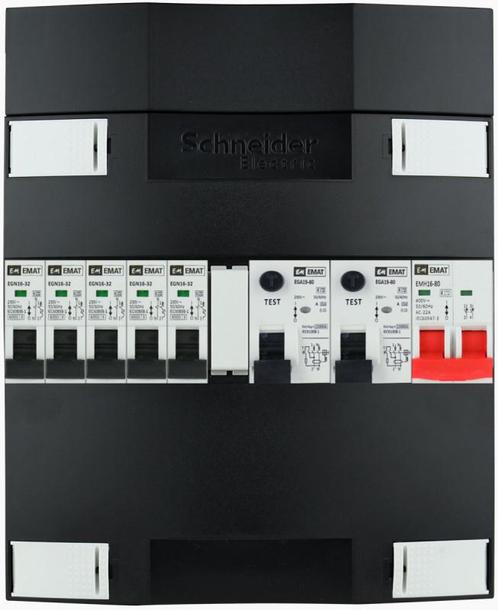 EMAT Schneider groepenkast 5 groepen 1 fase 220x270 (BxH), Doe-het-zelf en Verbouw, Elektra en Kabels, Verzenden