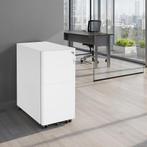 Archiefkast Parvus, 2 lades, 1 hangmappenkast - wit, Huis en Inrichting, Kasten | Roldeurkasten en Archiefkasten, Verzenden, Nieuw