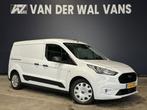 Ford Transit Connect 1.5 EcoBlue 120pk L2H1 Euro6 Airco | Ca, Auto's, Stof, Gebruikt, Wit, Dealer onderhouden