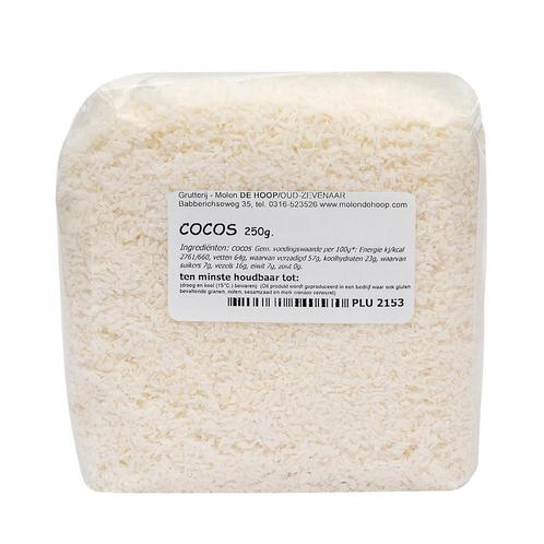 Molen de Hoop Geraspte Kokos 250gr, Hobby en Vrije tijd, Taarten en Cupcakes maken, Nieuw, Verzenden