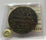 Italië, Pauselijke Staat Pio VI (1775-1799). 60 baiocchi, Postzegels en Munten