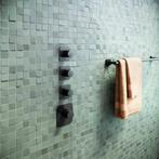 Thermostaat Hotbath Gal High Flow met 3 Stopkranen Mat Zwart, Ophalen of Verzenden, Nieuw, Kraan