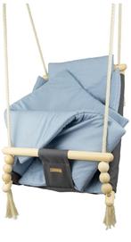 Babyschommel - max. 20 kg - grijs, lichtblauw, Ophalen of Verzenden, Nieuw