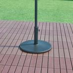 Parasolvoet Bionaz parasolhouder beton rond Ø50x5,5 cm zwart, Verzenden, Nieuw