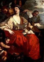 Scuola napoletana (XVII) - Alegoría de la caridad