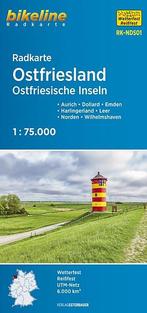 Fietskaart Ostfriesland Ostfriesische Inseln Bikeline, Nieuw, Verzenden