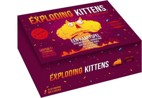 Exploding Kittens Party Pack NL | Exploding Kittens -, Hobby en Vrije tijd, Gezelschapsspellen | Bordspellen, Nieuw, Verzenden