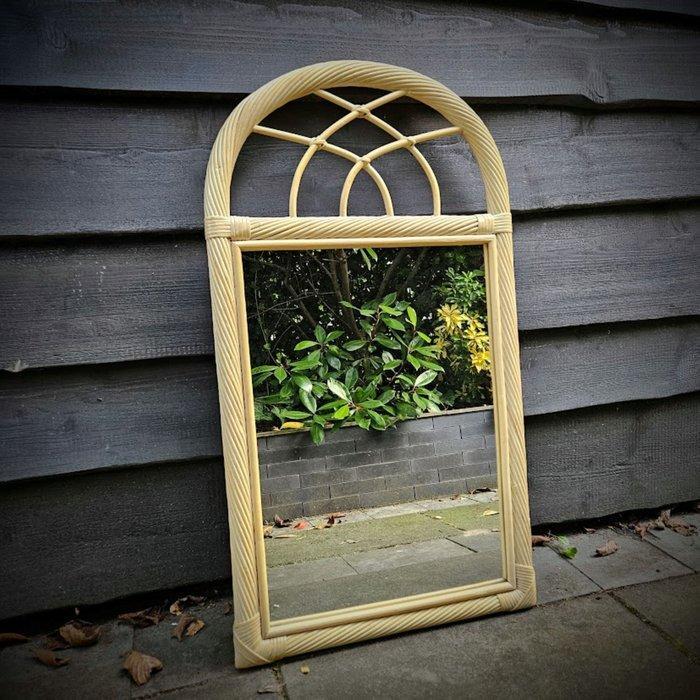 Wandspiegel - Rattan, Antiek en Kunst, Kunst | Designobjecten