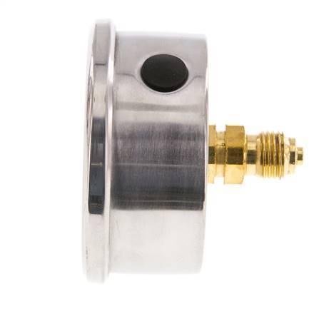 0..250 Bar Glycerine Manometer Achteraansluiting RVS/Messing, Doe-het-zelf en Verbouw, Overige Doe-het-zelf en Verbouw, Nieuw