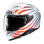 HJC F71 Zen Wit Blauw Integraalhelm, Motoren, Nieuw met kaartje, M, HJC, Integraalhelm