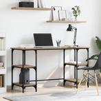 vidaXL Bureau met plank Artisan Eiken 140 x 50 x 75 cm, Huis en Inrichting, Bureaus, Verzenden, Nieuw
