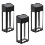 Set 3 stuks Solar Solario Tuinverlichting, Zonne-energie, Verzenden, Minder dan 50 watt, Wandlamp