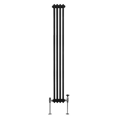 Traditionele 2-kolomsradiator - 1800 x 202 mm - Zwart, Doe-het-zelf en Verbouw, Verwarming en Radiatoren, Verzenden