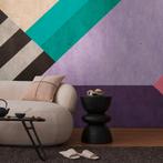 Profhome 399131-GU Fotobehang grafisch mat purper zwart, Verzenden