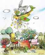 Kunstdruk Janosch - Blumenregen 48x58cm, Huis en Inrichting, Woonaccessoires | Schilderijen, Tekeningen en Foto's, Verzenden, Nieuw