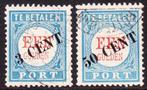 Nederland 1906 - Complete serie Overdrukken portzegels type, Postzegels en Munten, Postzegels | Nederland, Gestempeld
