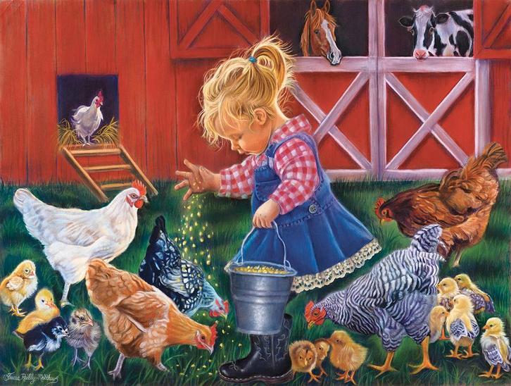 SunsOut puzzel XXL stukjes Little F van €16,99 voor €11,89, Hobby en Vrije tijd, Denksport en Puzzels, Ophalen of Verzenden