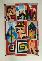 Ugo Nespolo (1941) - Fantasia in rosso