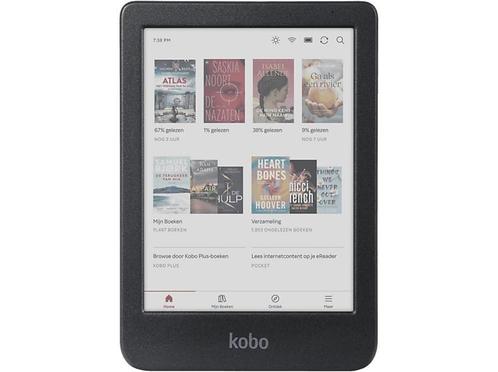 Kobo -  E-reader  - 6 Inch - 16 Gb  - Zwart, Computers en Software, E-readers, 6 inch of minder, 16 GB of meer, 6 inch of minder