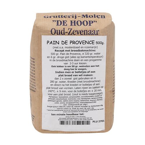 Molen de Hoop Pain de Provence 500gr, Hobby en Vrije tijd, Taarten en Cupcakes maken, Nieuw, Verzenden