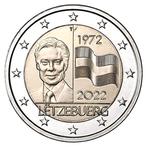 Luxemburg 2 Euro Vlag 2022 UNC, Verzenden