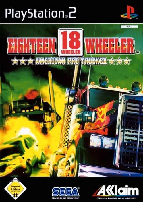 Playstation 2 18 Wheeler American Pro Trucker, Spelcomputers en Games, Games | Sony PlayStation 2, Zo goed als nieuw, Verzenden