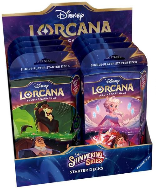 Disney Lorcana TCG Shimmering Skies Starter Deck-Display, Hobby en Vrije tijd, Verzamelkaartspellen | Overige, Nieuw, Ophalen of Verzenden