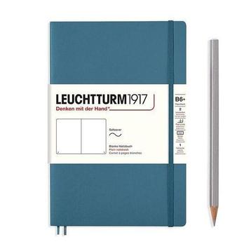 Leuchtturm notitieboek softcover 19x12.5cm blanko stone blu beschikbaar voor biedingen