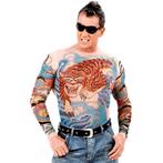 Shirt Tattoo Tijger, Kleding | Heren, Carnavalskleding en Feestkleding, Nieuw, Verzenden