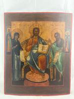 Icoon - Deësis - Hout, Antiek en Kunst