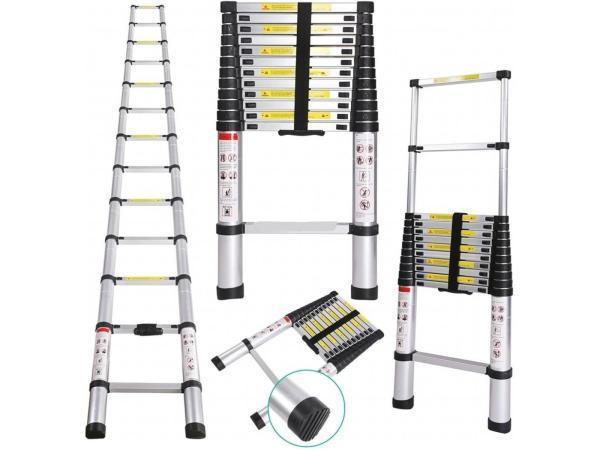 Veiling - Telescoopladder 3.8 Meter, Doe-het-zelf en Verbouw, Ladders en Trappen