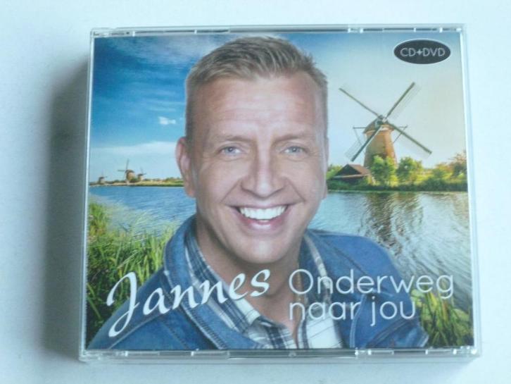 Jannes - Onderweg naar jou ( CD + DVD), Cd's en Dvd's, Cd's | Nederlandstalig, Zo goed als nieuw, Verzenden