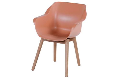 Hartman Sophie Studio dining armstoel - Italian Terra - Teak, Tuin en Terras, Tuinstoelen, Nieuw, Overige materialen, Verzenden